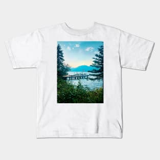 Donner- Lake Tahoe Cabin Kids T-Shirt